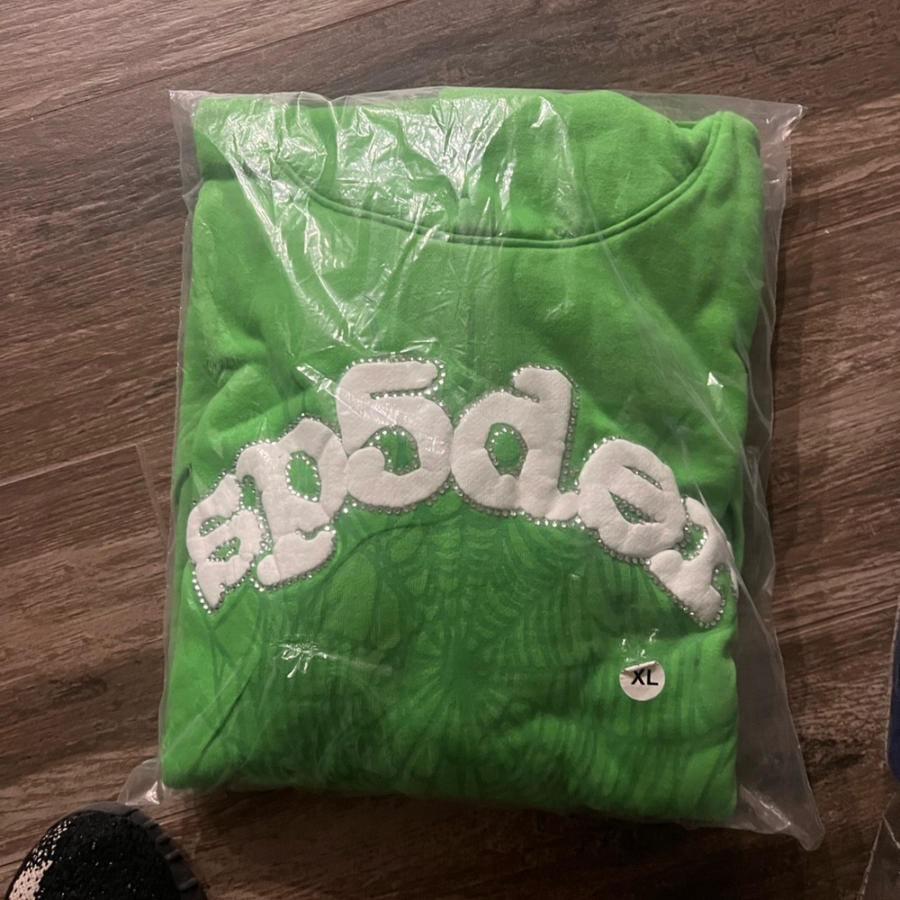 Green Sp5der Hoodie XL